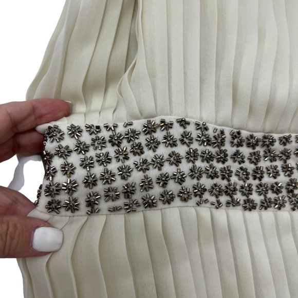 Parker women's embellished pleated dress size S - Picture 5 of 7